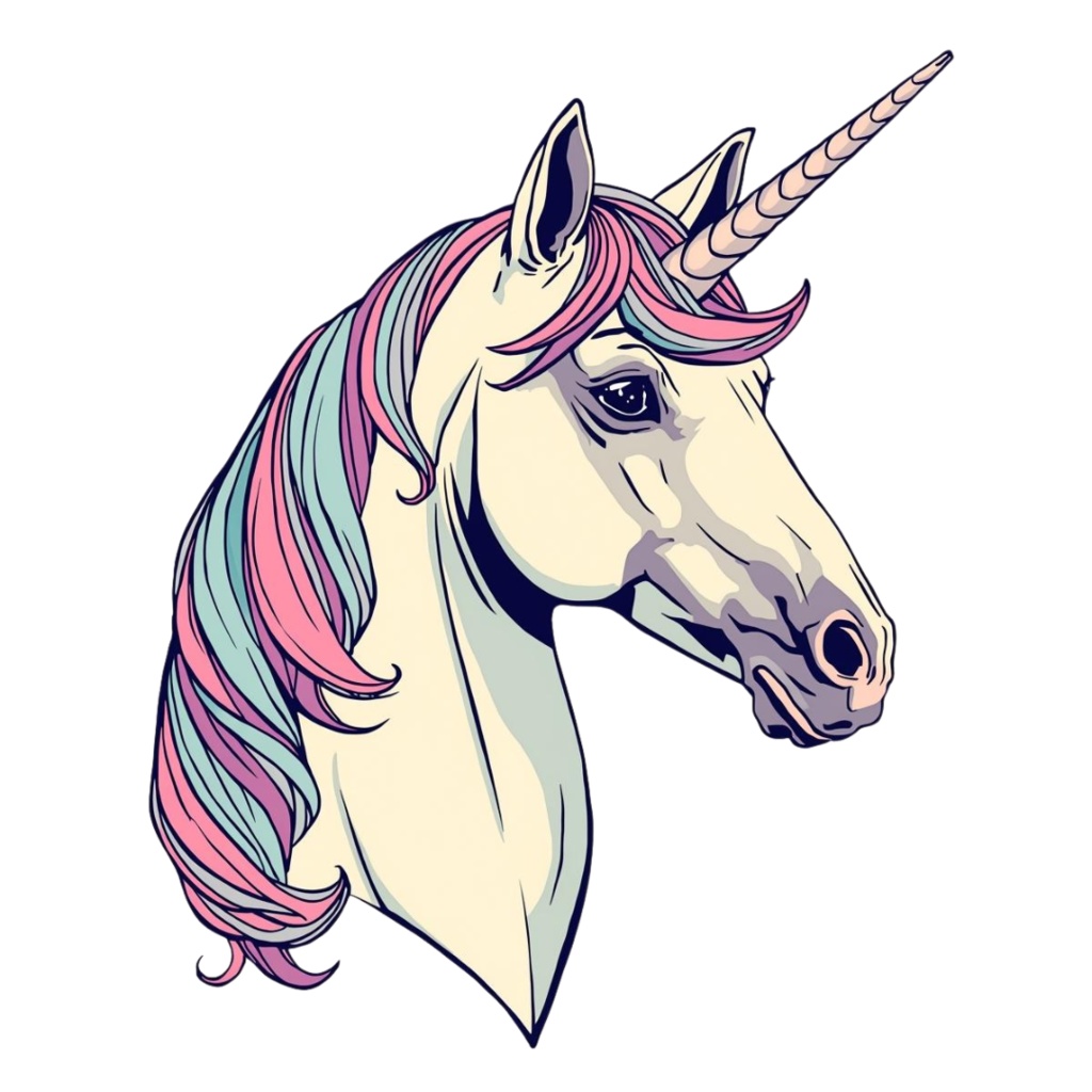 80年代風レトロアメリカン・カラフルクリップアート(PNG透過)