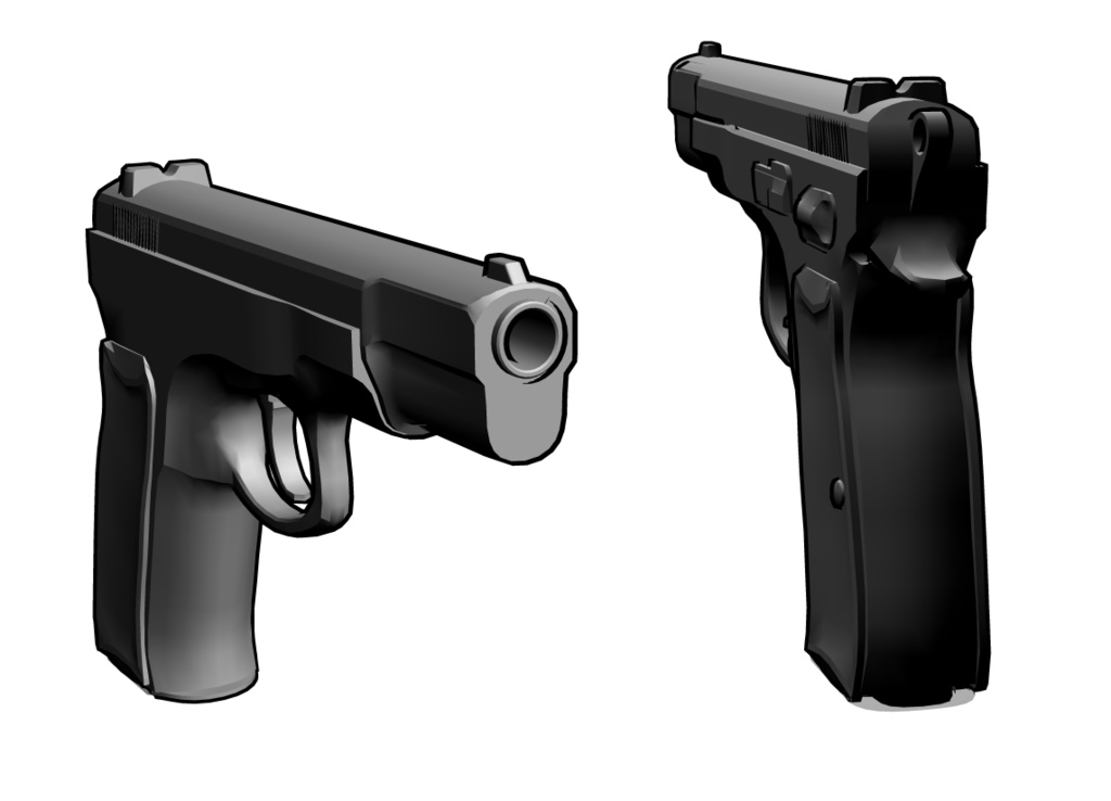 ハンドガン(fbx)