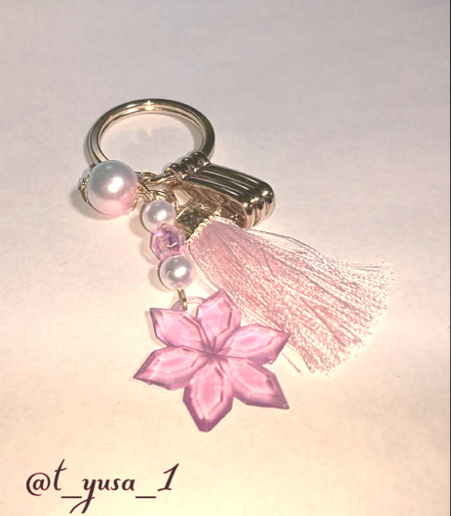 〔Sakura_Gem〕Sakura_Gemキーチャーム(サクラ)