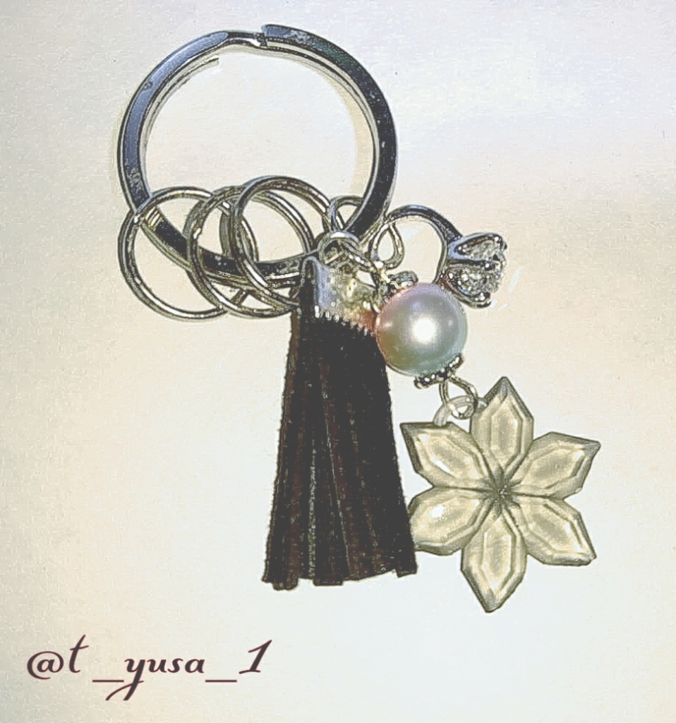 〔Sakura_Gem〕Sakura_Gemキーチャーム(black)