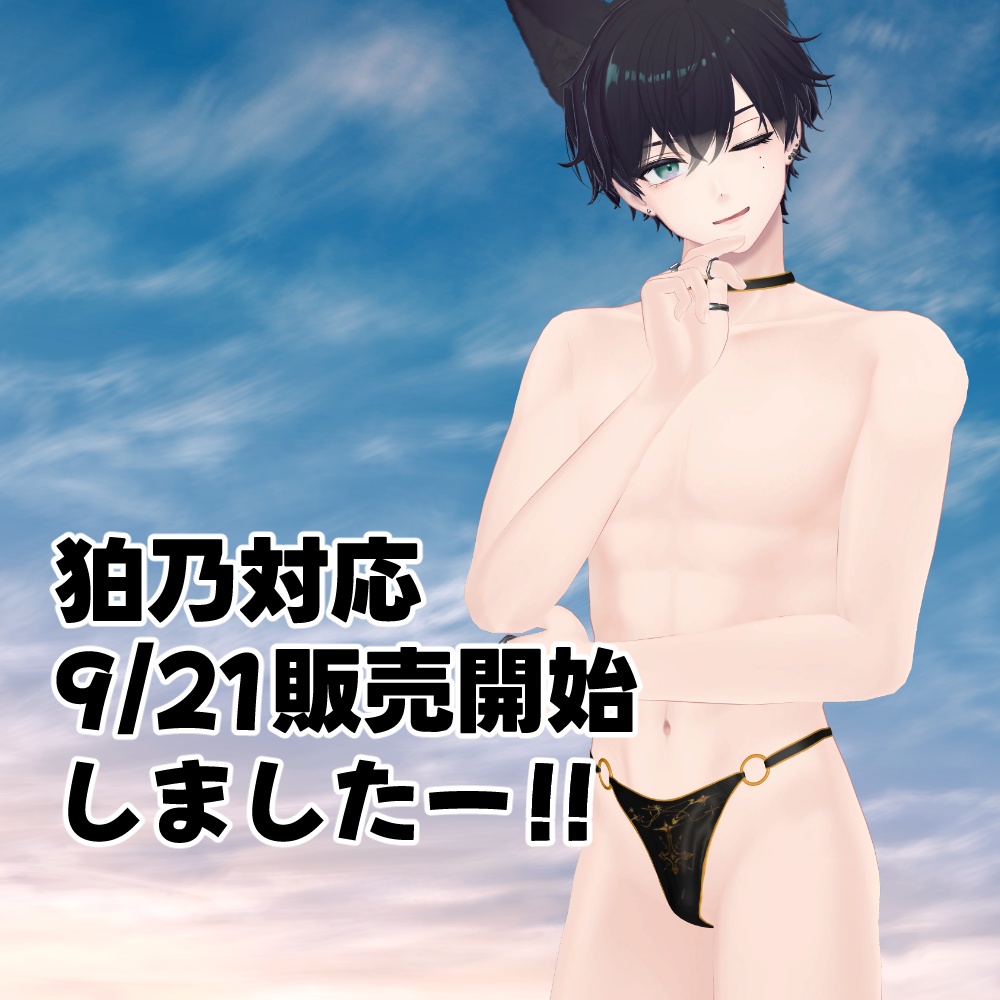 VRChat想定 男性用水着【SummerKnight_BeachWear】