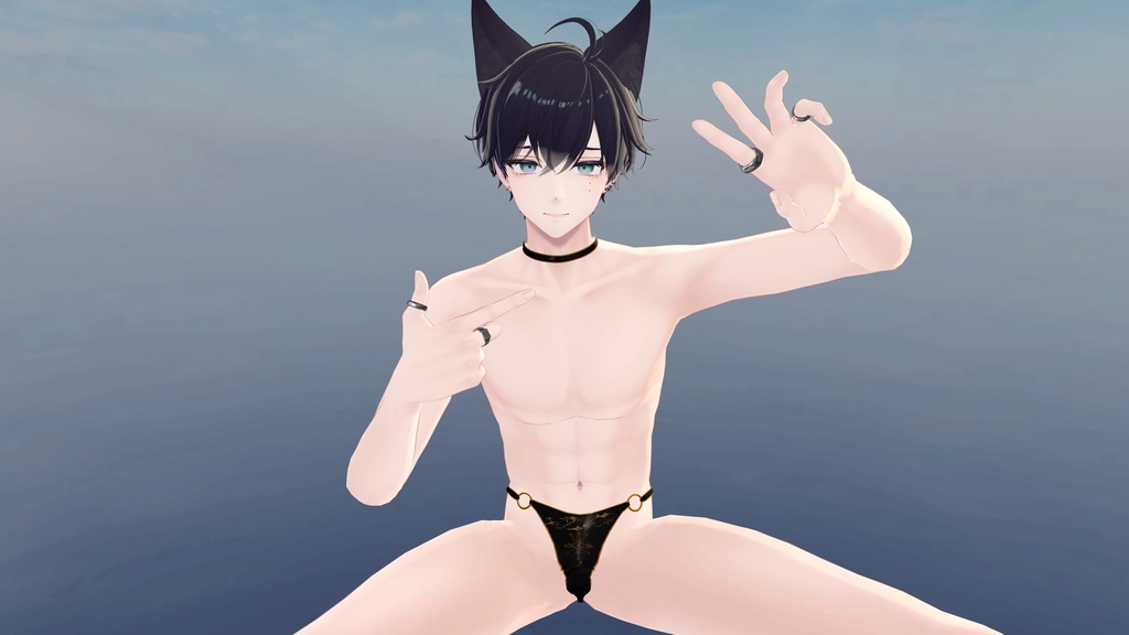 VRChat想定 男性用水着【SummerKnight_BeachWear】
