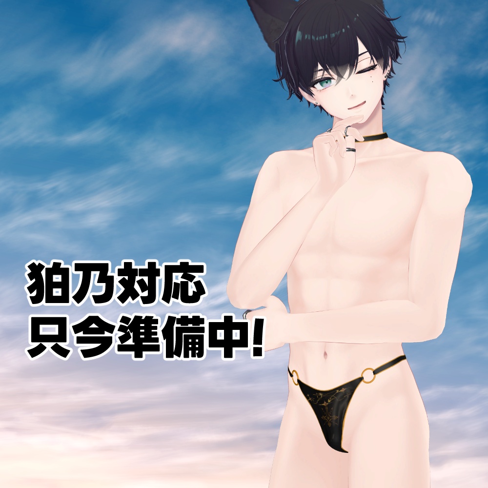 VRChat想定 男性用水着【SummerKnight_BeachWear】