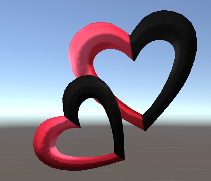 Vrchat向け ミーシェ Misheヘアピンダブルハート Hair Pin Double Heart Great For Mishe Byakkomedia Booth