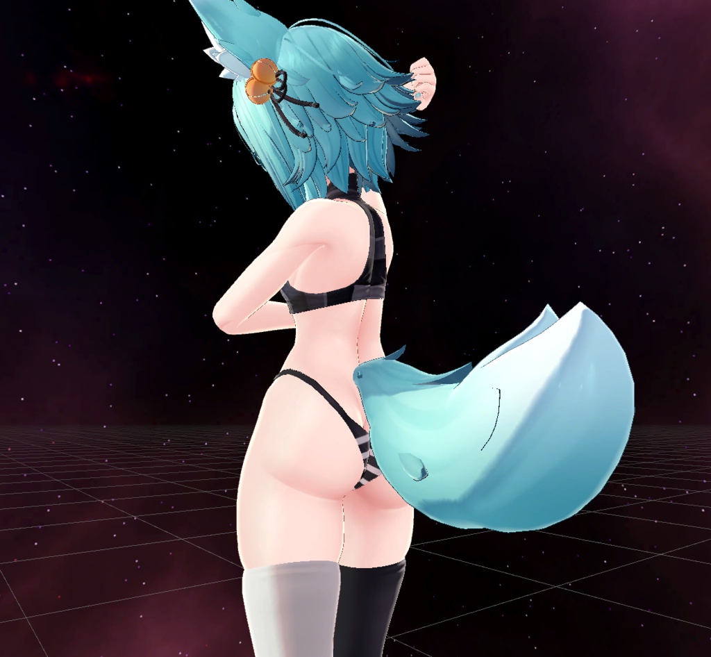 Rindo - Kneesocks Dual Color & Shimapan Pantsu | 竜胆 - ニーソックスデュアルカラー&シマパンパンツ