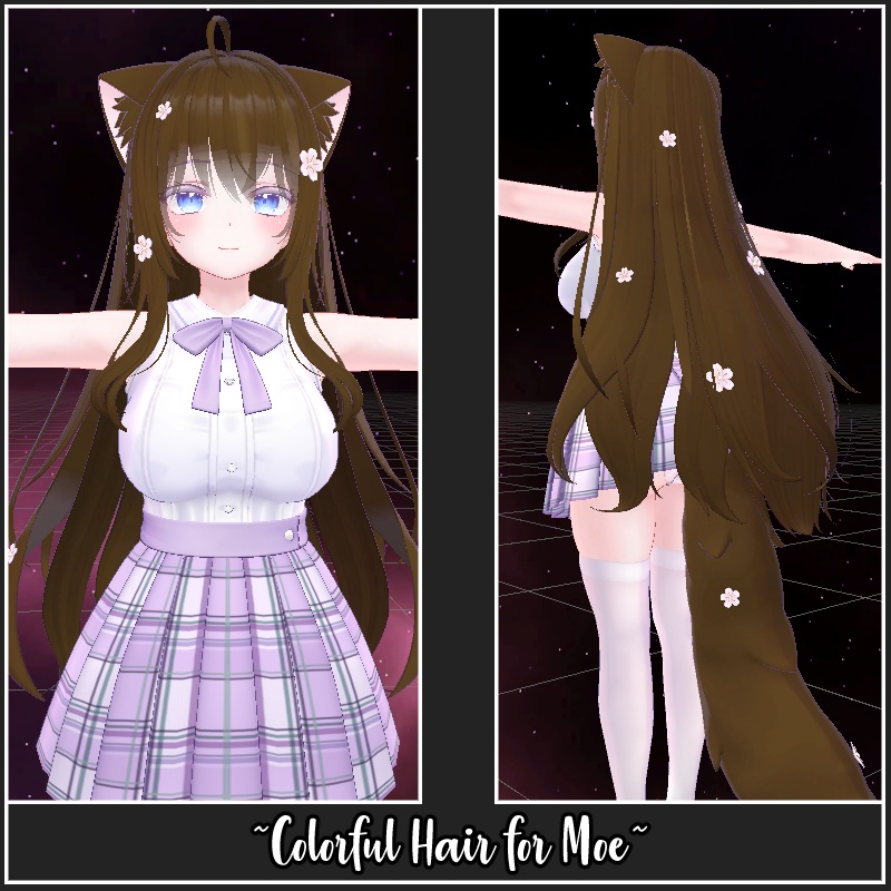 Colorful Hair for Moe | 萌えのカラフルヘア