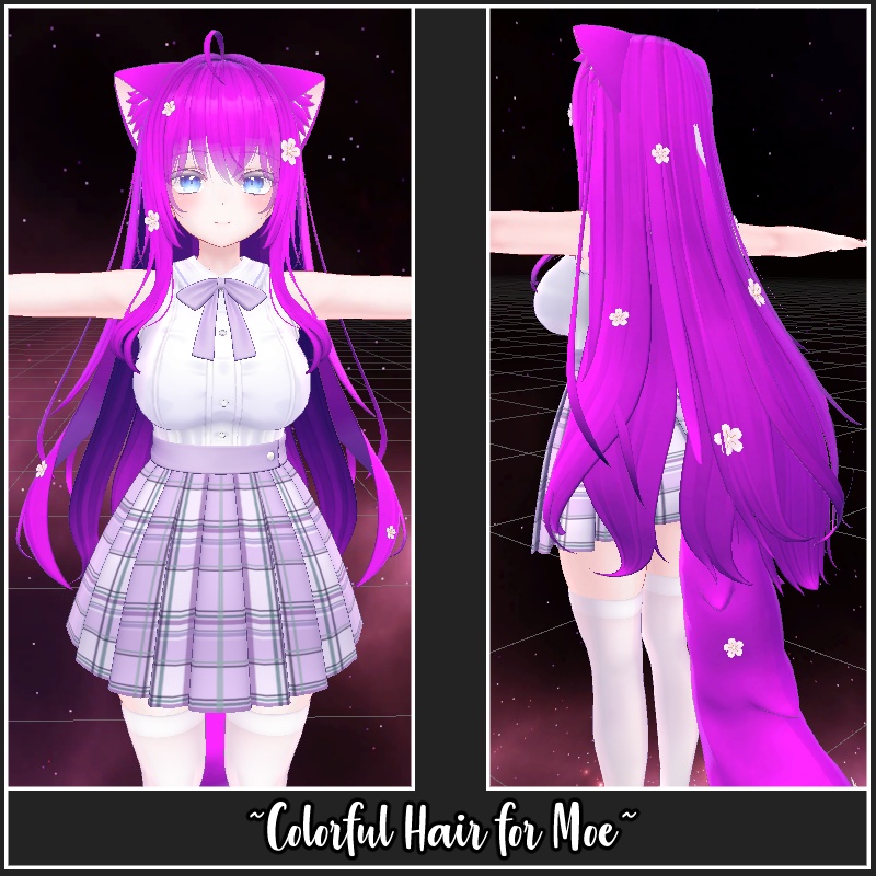 Colorful Hair for Moe | 萌えのカラフルヘア