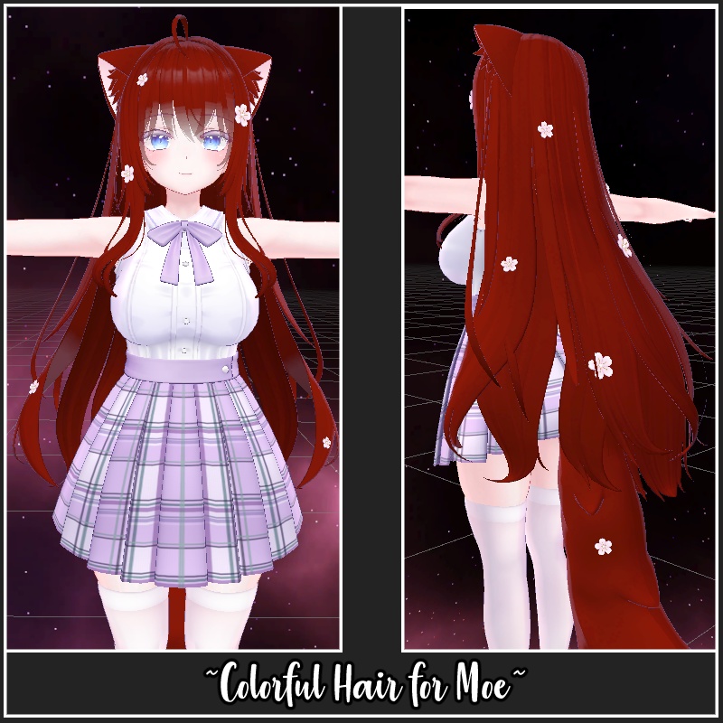 Colorful Hair for Moe | 萌えのカラフルヘア
