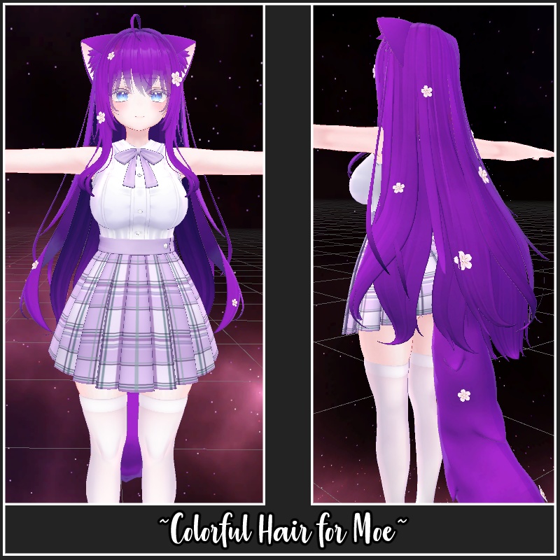 Colorful Hair for Moe | 萌えのカラフルヘア