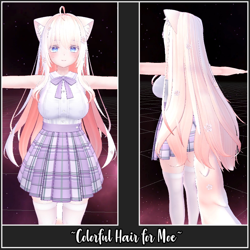 Colorful Hair for Moe | 萌えのカラフルヘア