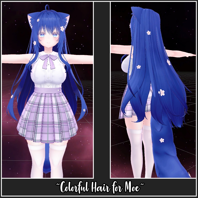 Colorful Hair for Moe | 萌えのカラフルヘア