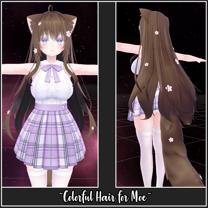 Colorful Hair for Moe | 萌えのカラフルヘア