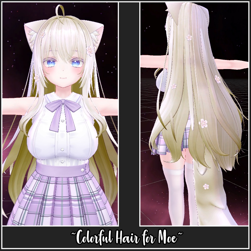 Colorful Hair for Moe | 萌えのカラフルヘア