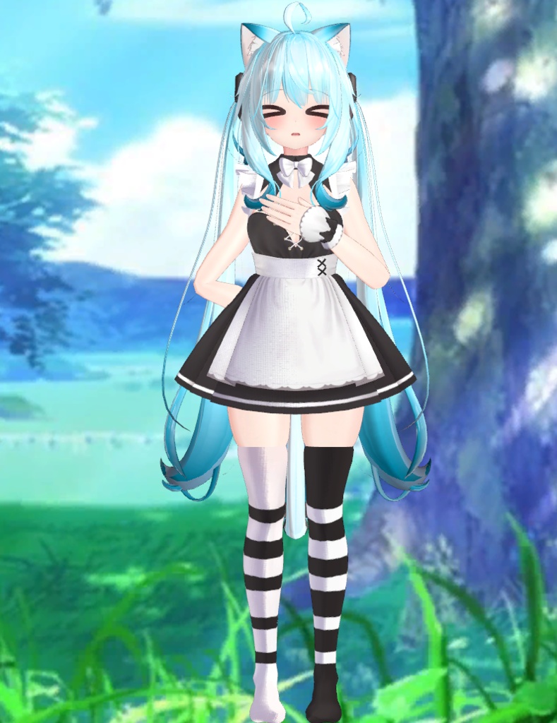 Colorful Hair for Maya | 舞夜のカリー ヘア テクスチャ