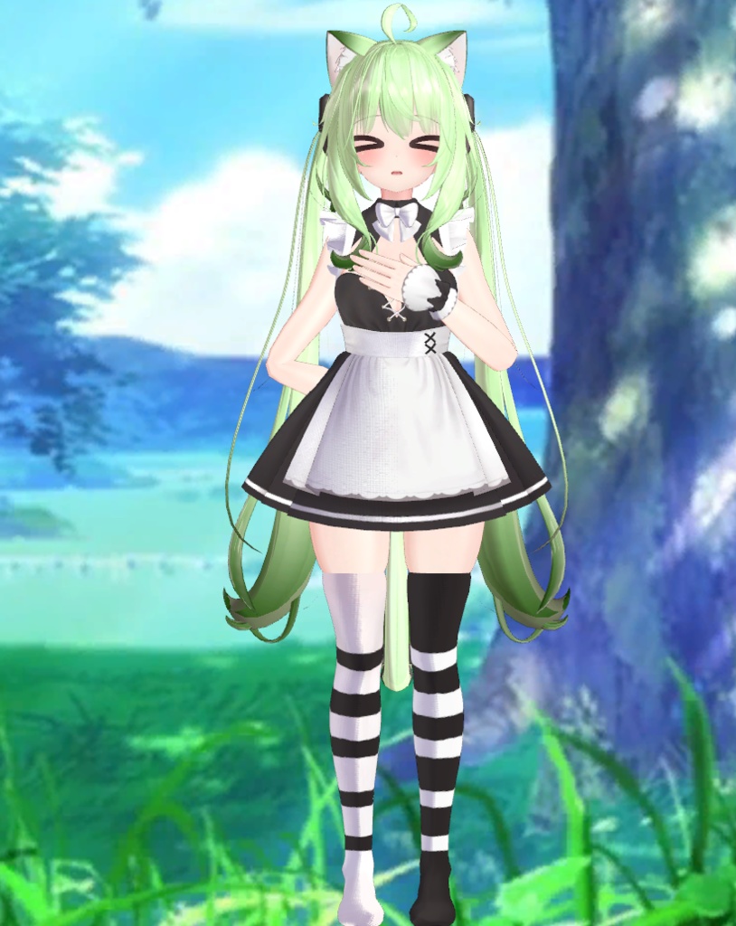 Colorful Hair for Maya | 舞夜のカリー ヘア テクスチャ