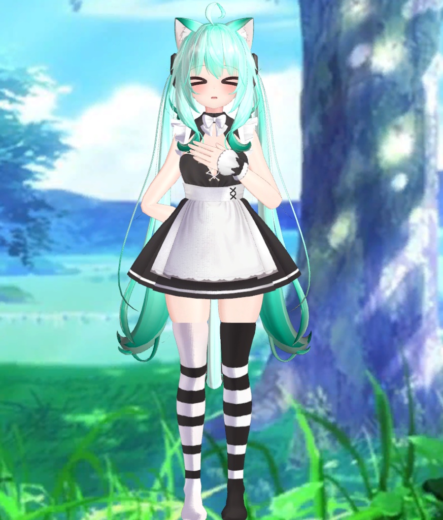 Colorful Hair for Maya | 舞夜のカリー ヘア テクスチャ