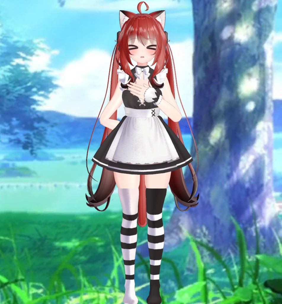 Colorful Hair for Maya | 舞夜のカリー ヘア テクスチャ