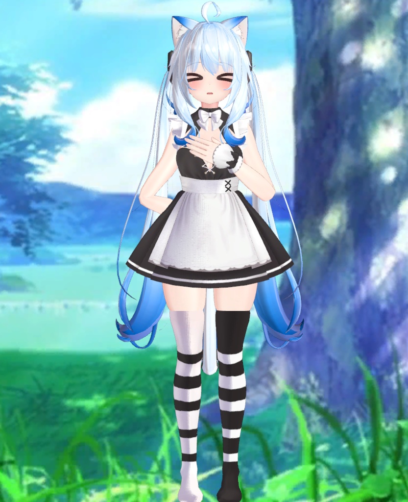 Colorful Hair for Maya | 舞夜のカリー ヘア テクスチャ