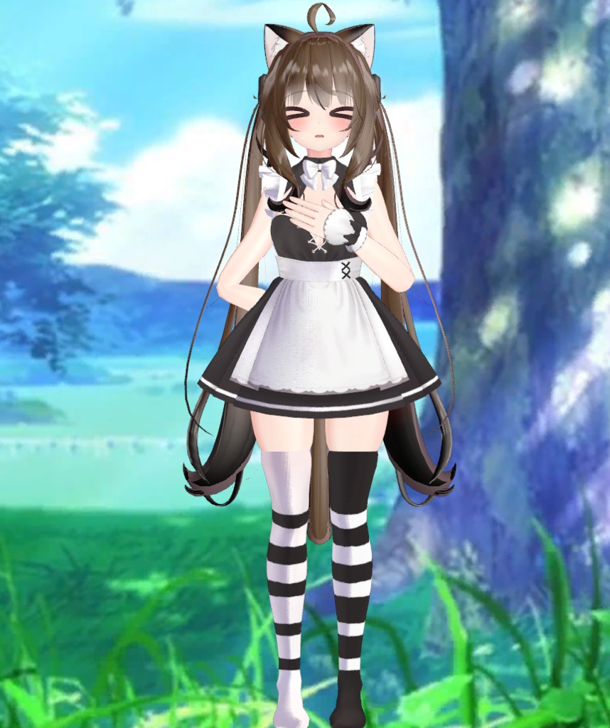 Colorful Hair for Maya | 舞夜のカリー ヘア テクスチャ