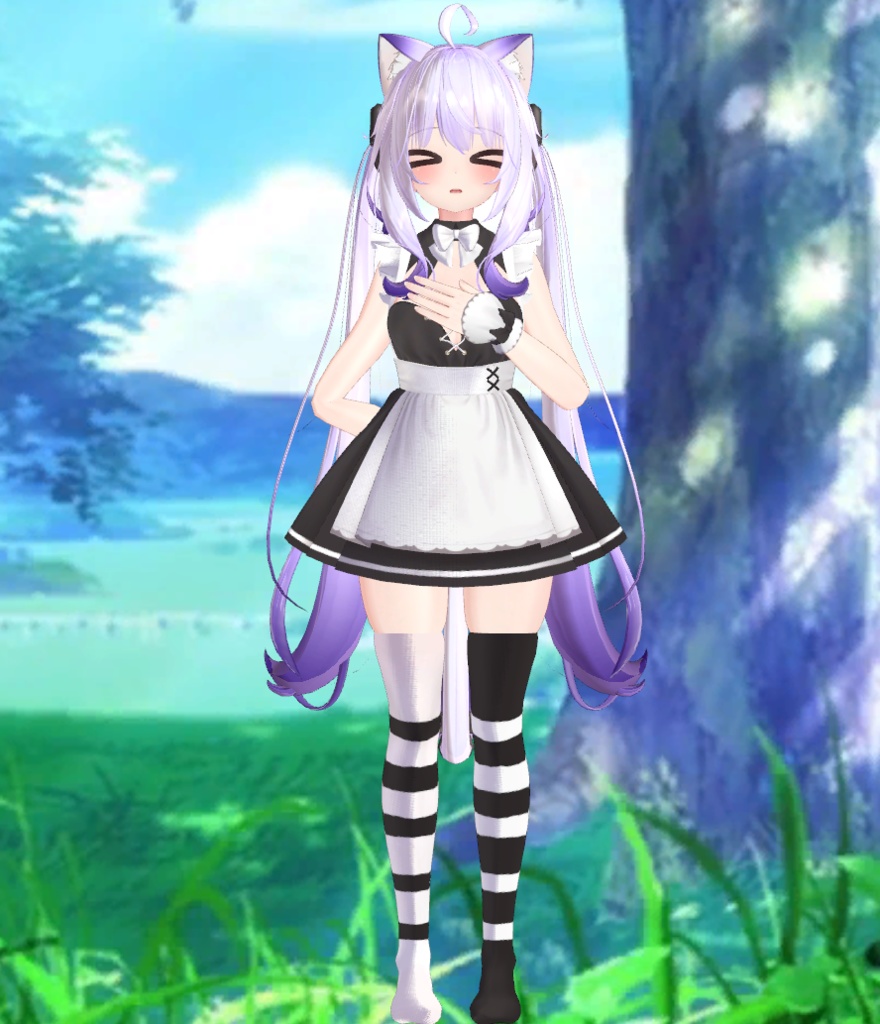 Colorful Hair for Maya | 舞夜のカリー ヘア テクスチャ