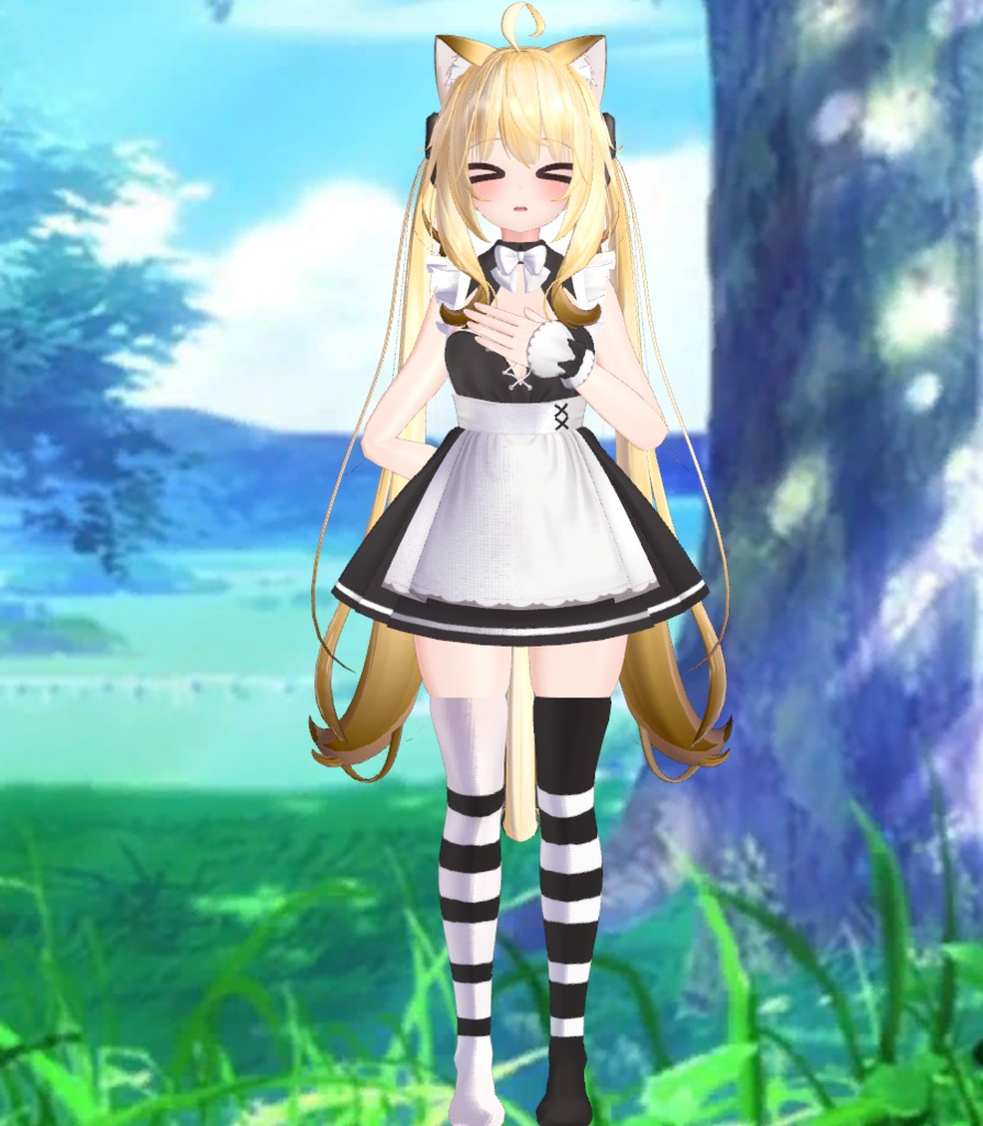 Colorful Hair for Maya | 舞夜のカリー ヘア テクスチャ