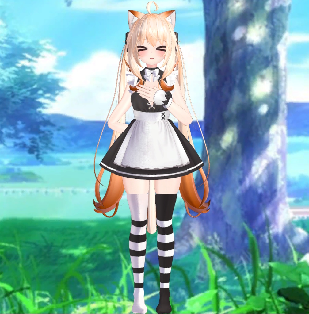 Colorful Hair for Maya | 舞夜のカリー ヘア テクスチャ