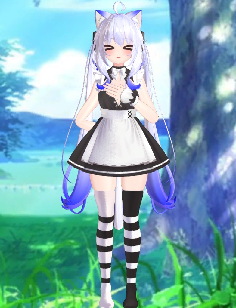 Colorful Hair for Maya | 舞夜のカリー ヘア テクスチャ