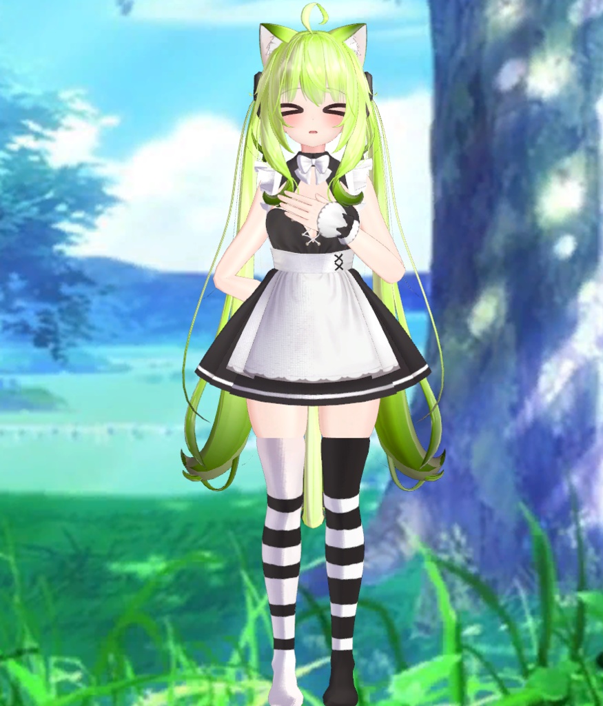 Colorful Hair for Maya | 舞夜のカリー ヘア テクスチャ