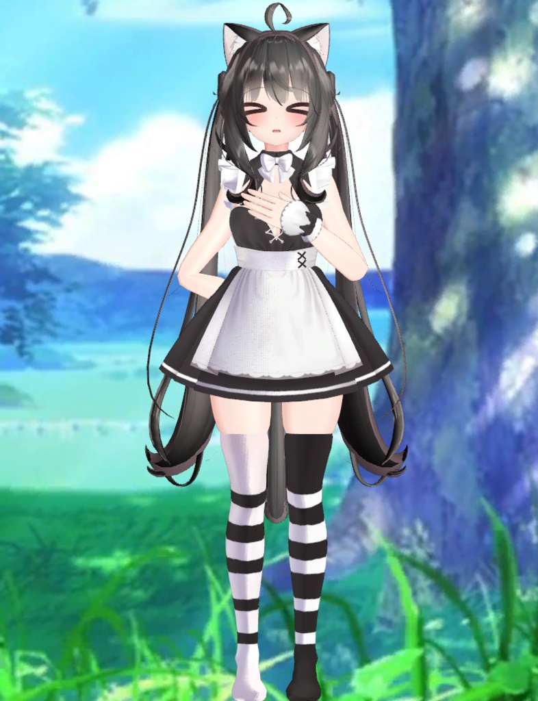 Colorful Hair for Maya | 舞夜のカリー ヘア テクスチャ