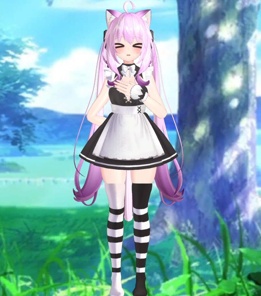 Colorful Hair for Maya | 舞夜のカリー ヘア テクスチャ