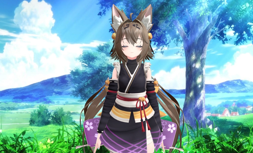 Colorful Hair for Rindo | 竜胆のカリー ヘア テクスチャ