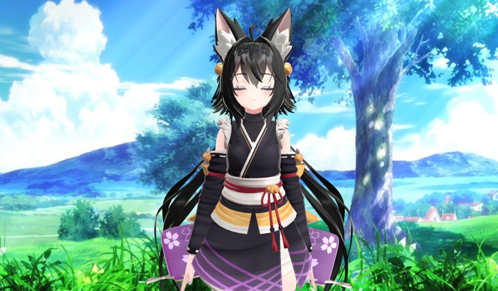 Colorful Hair for Rindo | 竜胆のカリー ヘア テクスチャ