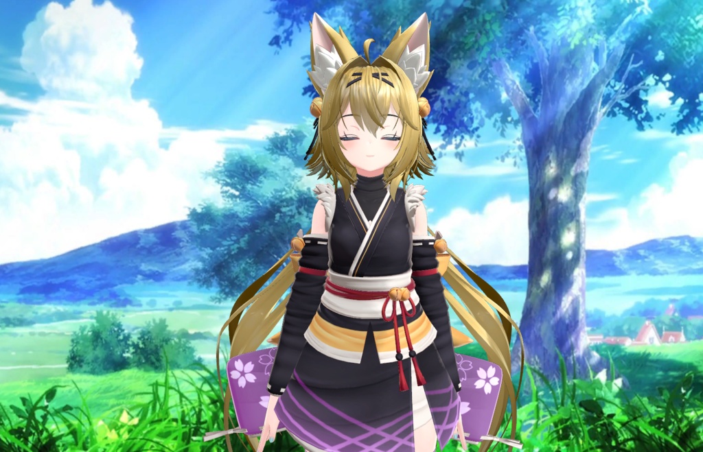 Colorful Hair for Rindo | 竜胆のカリー ヘア テクスチャ