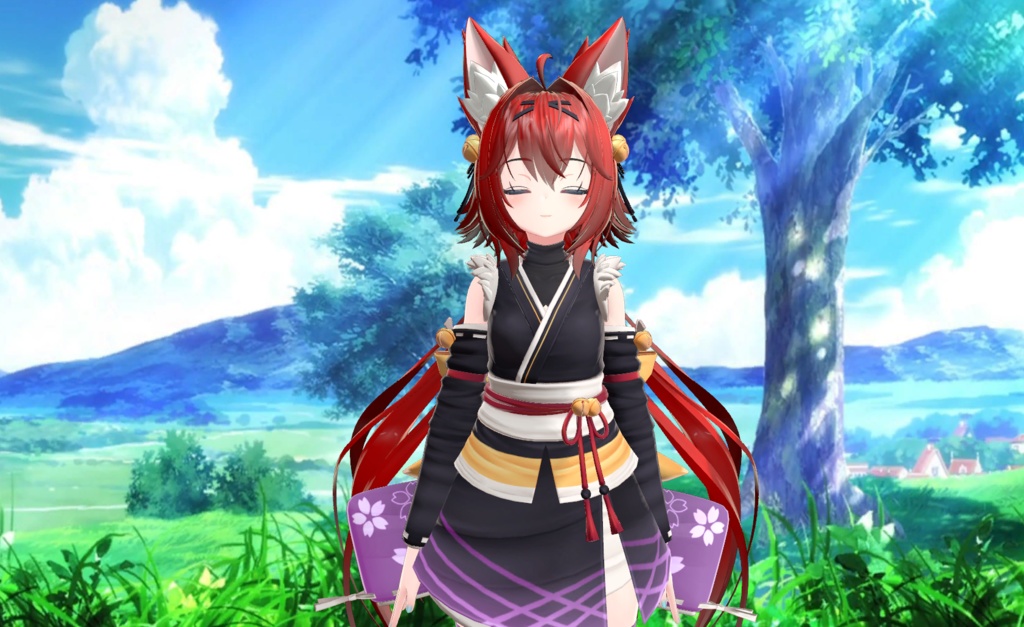 Colorful Hair for Rindo | 竜胆のカリー ヘア テクスチャ