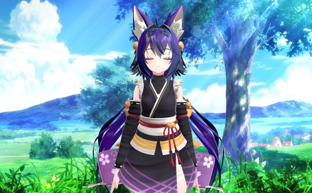 Colorful Hair for Rindo | 竜胆のカリー ヘア テクスチャ