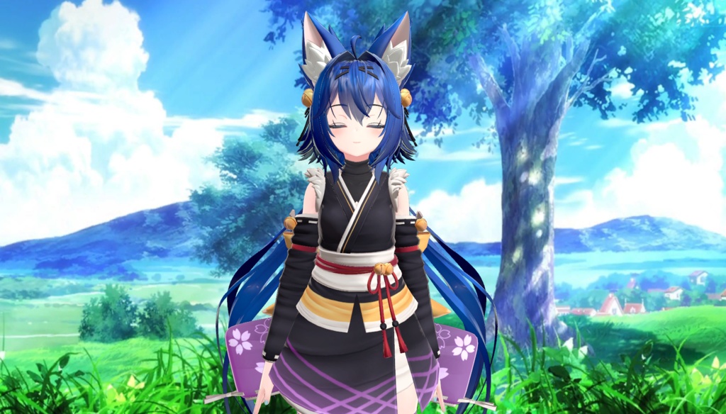 Colorful Hair for Rindo | 竜胆のカリー ヘア テクスチャ