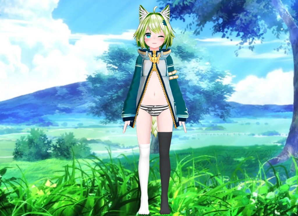 Colorful Hair for Mishe | ミシェのカラフルな髪