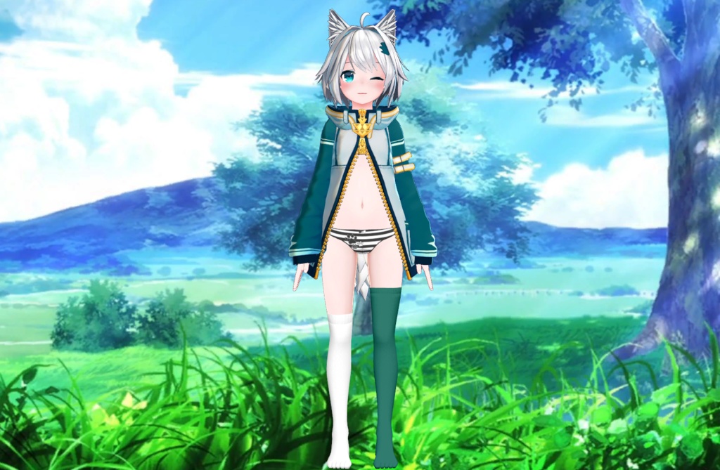 Colorful Modular Knee-socks for Mishe | ミーシェのカラフルなモジュラー ニーソックス