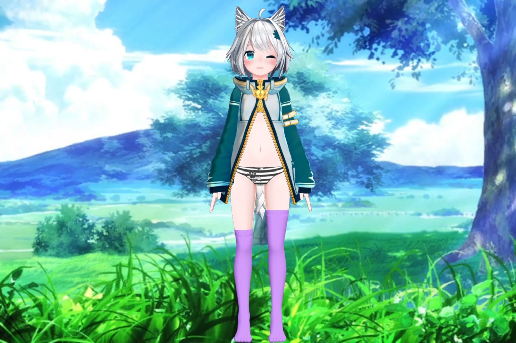 Colorful Modular Knee-socks for Mishe | ミーシェのカラフルなモジュラー ニーソックス