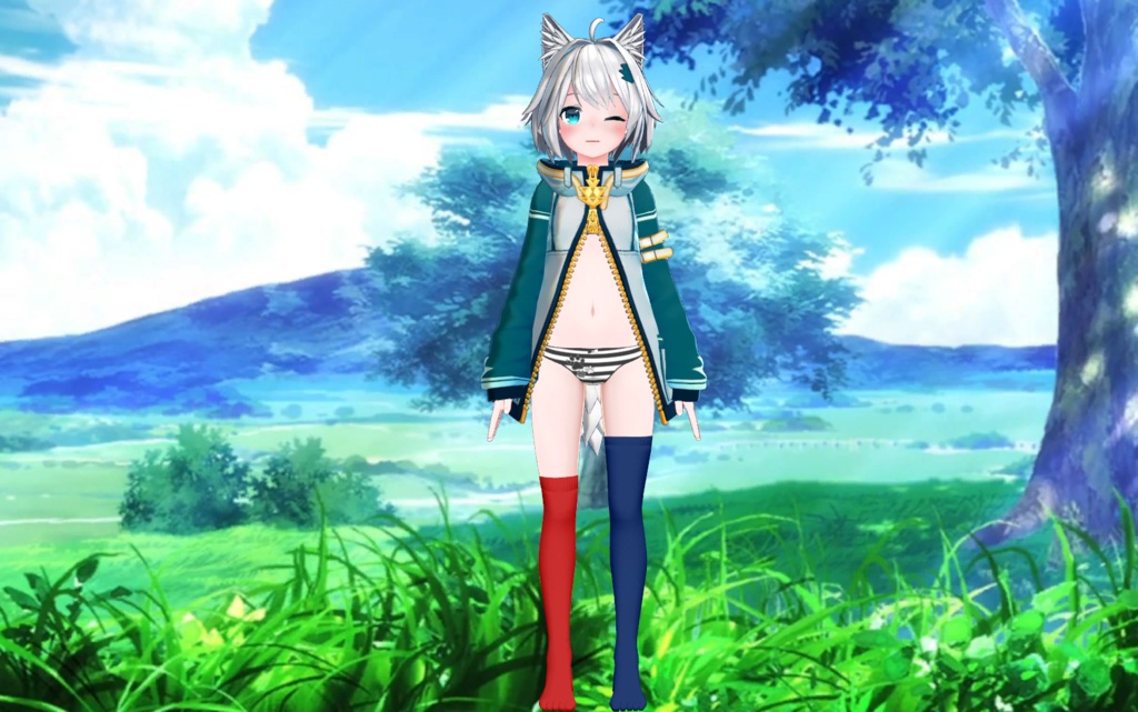 Colorful Modular Knee-socks for Mishe | ミーシェのカラフルなモジュラー ニーソックス