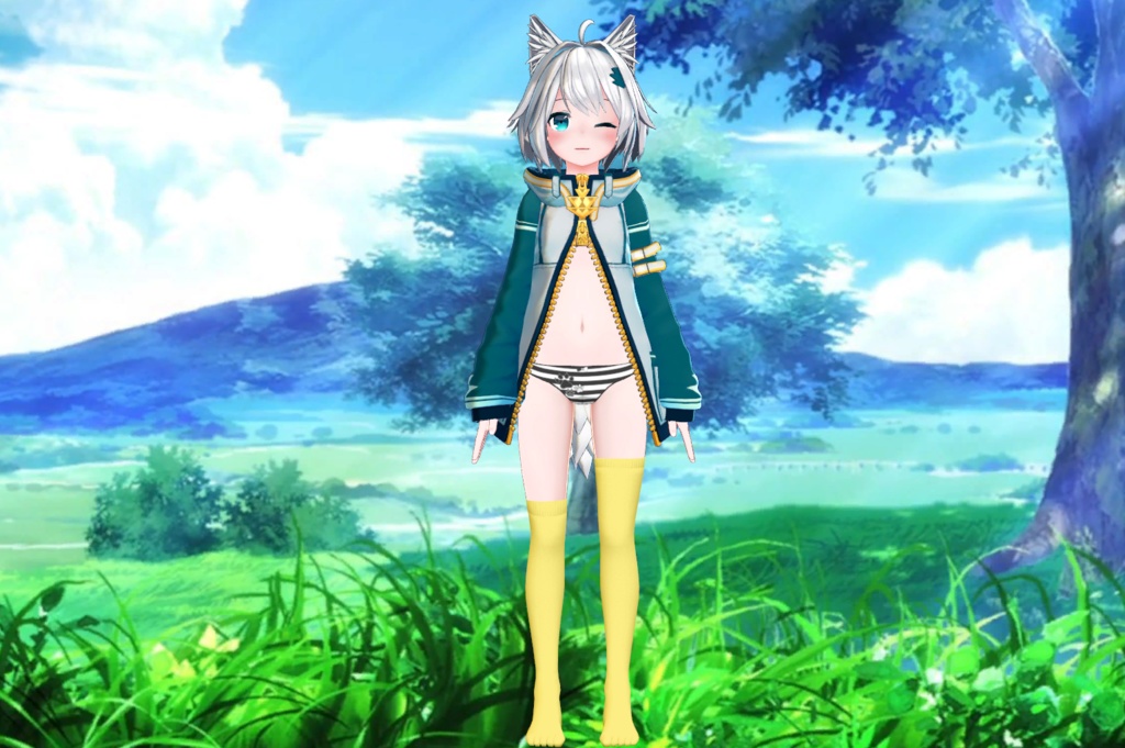 Colorful Modular Knee-socks for Mishe | ミーシェのカラフルなモジュラー ニーソックス