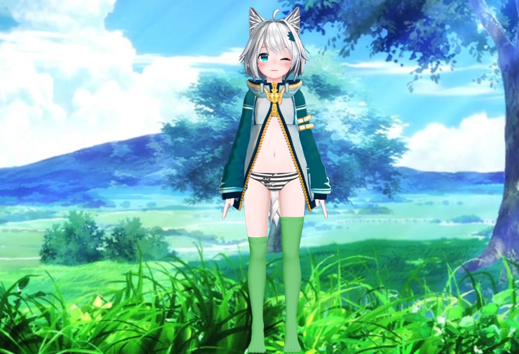 Colorful Modular Knee-socks for Mishe | ミーシェのカラフルなモジュラー ニーソックス