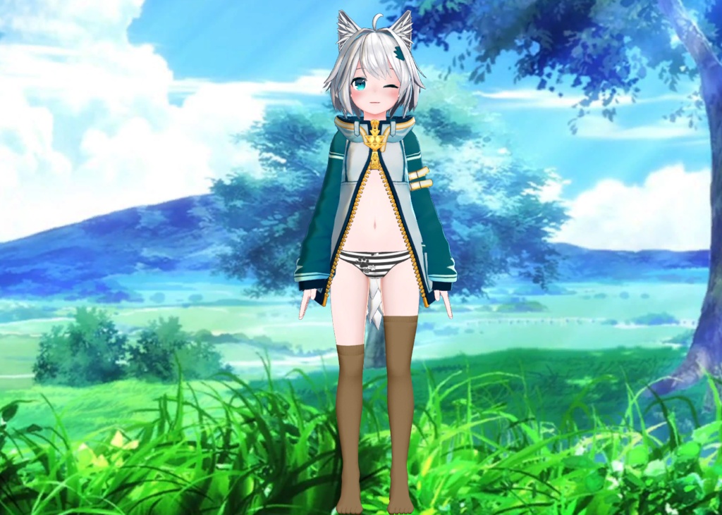 Colorful Modular Knee-socks for Mishe | ミーシェのカラフルなモジュラー ニーソックス