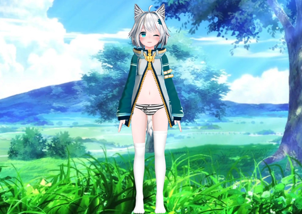 Colorful Modular Knee-socks for Mishe | ミーシェのカラフルなモジュラー ニーソックス