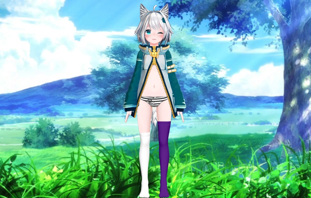 Colorful Modular Knee-socks for Mishe | ミーシェのカラフルなモジュラー ニーソックス