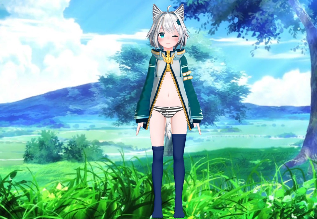 Colorful Modular Knee-socks for Mishe | ミーシェのカラフルなモジュラー ニーソックス