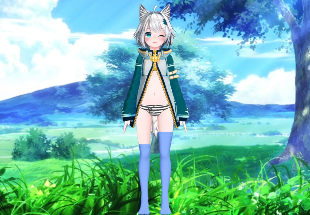 Colorful Modular Knee-socks for Mishe | ミーシェのカラフルなモジュラー ニーソックス