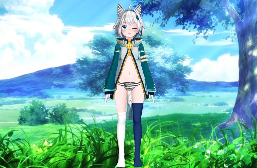 Colorful Modular Knee-socks for Mishe | ミーシェのカラフルなモジュラー ニーソックス