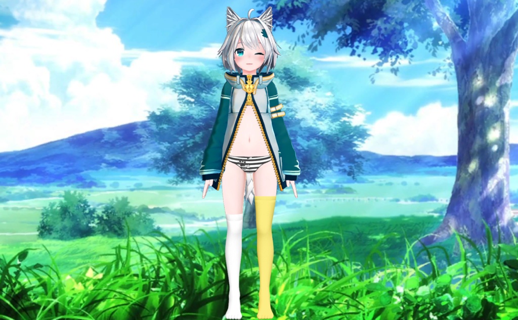 Colorful Modular Knee-socks for Mishe | ミーシェのカラフルなモジュラー ニーソックス