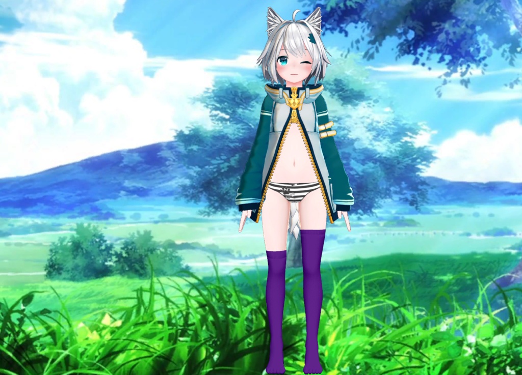 Colorful Modular Knee-socks for Mishe | ミーシェのカラフルなモジュラー ニーソックス